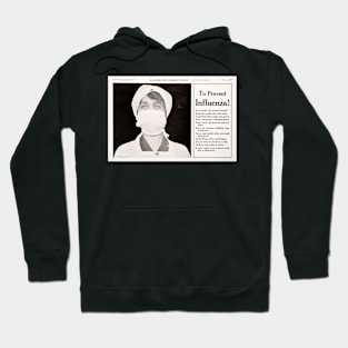 Influenza prevention, 1918 pandemic (C017/9447) Hoodie